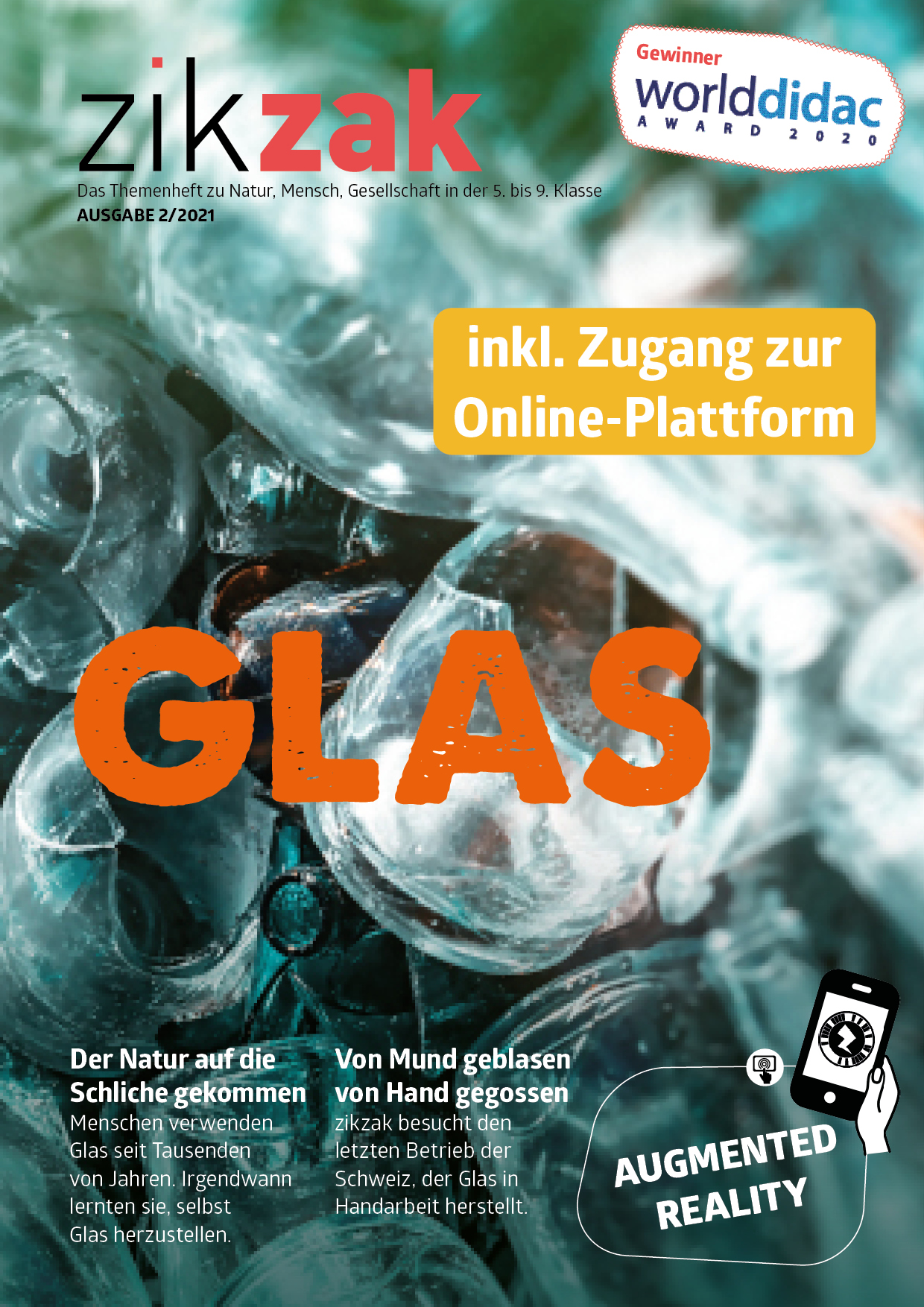 zikzak-Glas 2/21 zikzak - Lehrpersonen-Version