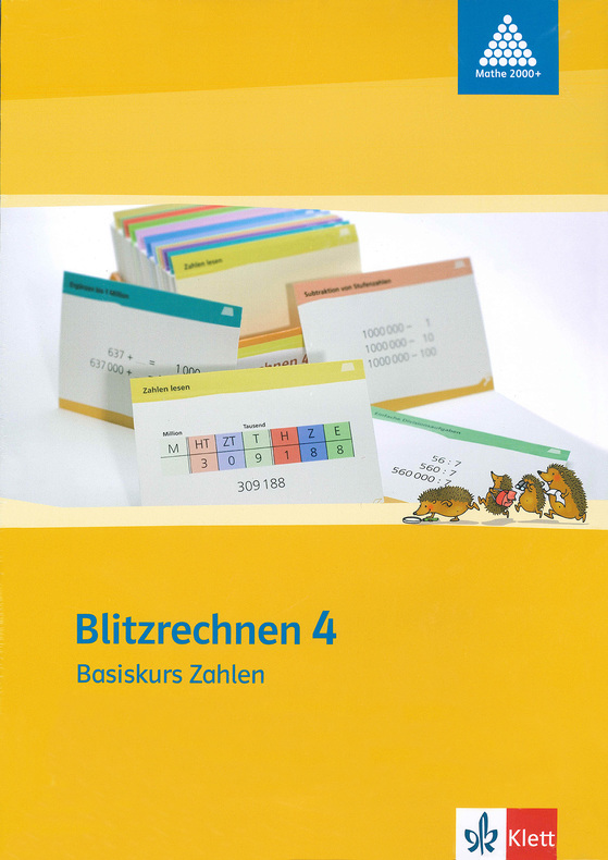 Schweizer Zahlenbuch 4 Blitzrechnen Kartei